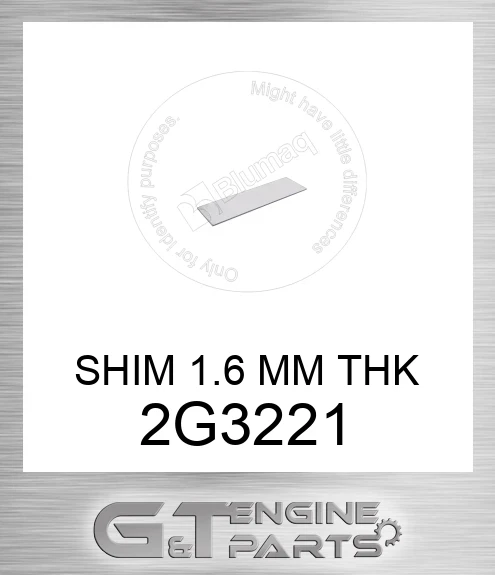 2G3221 SHIM 1.6 MM THK
