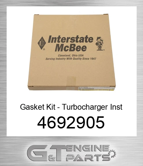 4692905 Gasket Kit - Turbocharger Inst