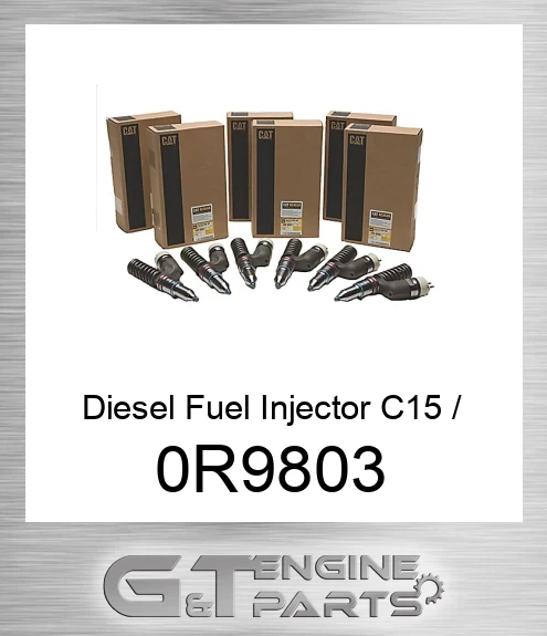 0R9803 Diesel Fuel Injector C15 / C18 / C27 / C32