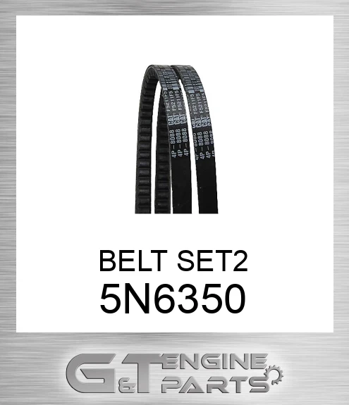5N6350 Cogged V Belt 2 Belts