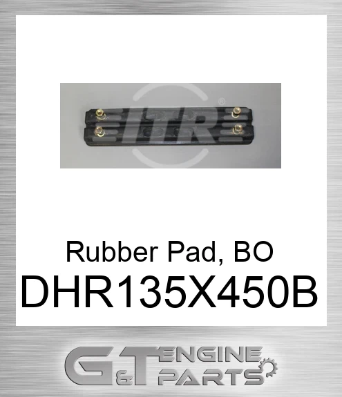 DHR135X450B Rubber Pad, BO