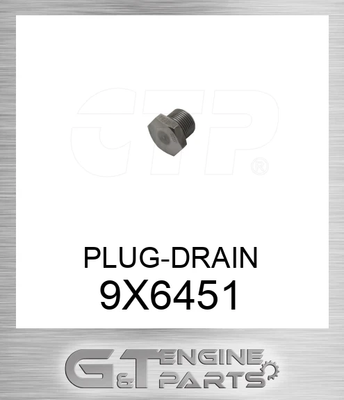 9X6451 PLUG-DRAIN