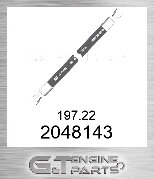 2048143 New Aftermarket 204-8143 XT-6 ES High Pressure Hose Assembly