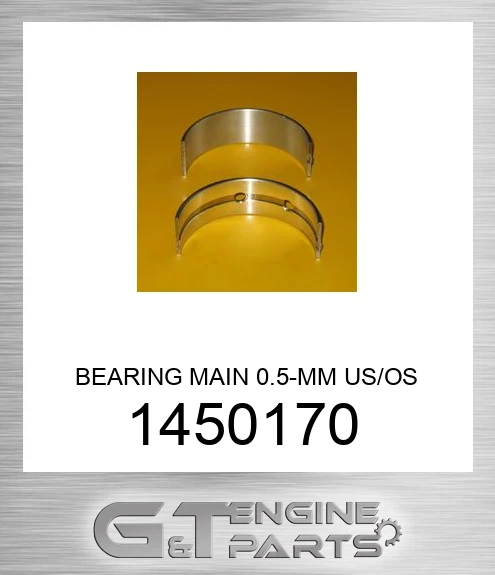 1450170 BEARING MAIN 0.5-MM US/OS