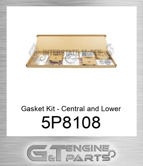 5P8108 Gasket Kit - Central and Lower