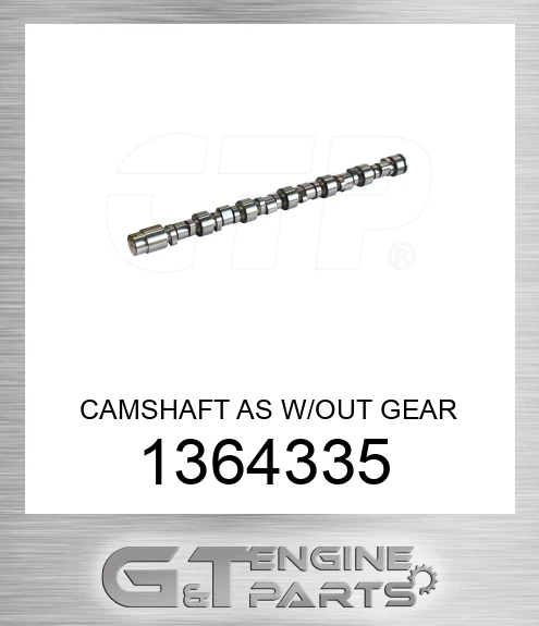1364335 CAMSHAFT AS W/OUT GEAR