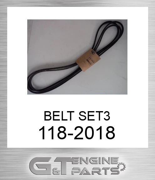 1182018 BELT SET3 made to fit CATERPILLAR | LTD. WARRANTY