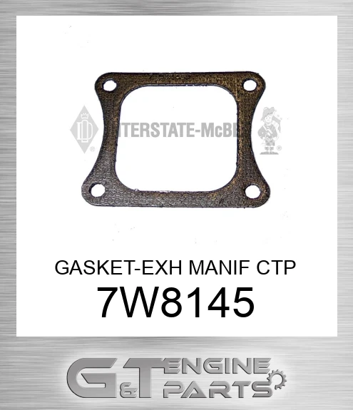 7W8145 GASKET-EXH MANIF CTP made to fit CATERPILLAR | Price: $10.87