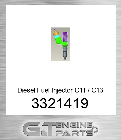 3321419 Diesel Fuel Injector C11 / C13