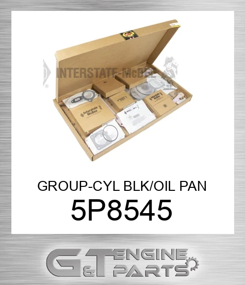 5P8545 GROUP-CYL BLK/OIL PAN