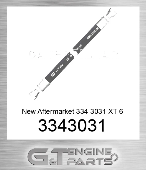 3343031 New Aftermarket 334-3031 XT-6 ES High Pressure Hose Assembly
