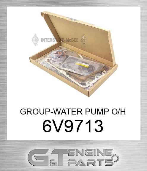 6V9713 GROUP-WATER PUMP O/H