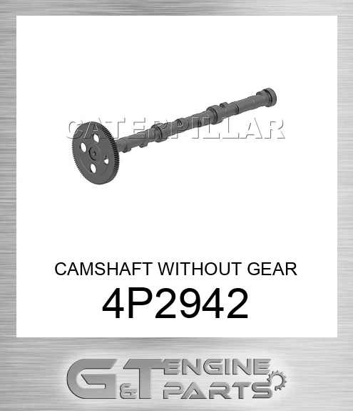 4P2942 CAMSHAFT WITHOUT GEAR