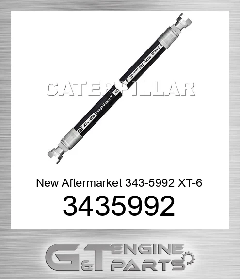 3435992 New Aftermarket 343-5992 XT-6 ES ToughGuard High Pressure Hose Assembly
