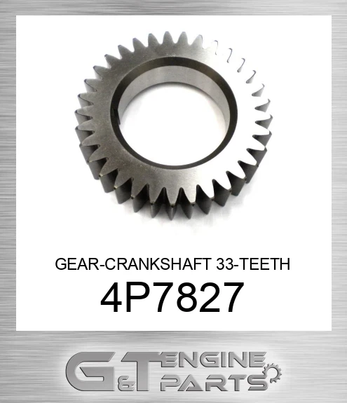 4P7827 GEAR-CRANKSHAFT 33-TEETH made to fit CATERPILLAR