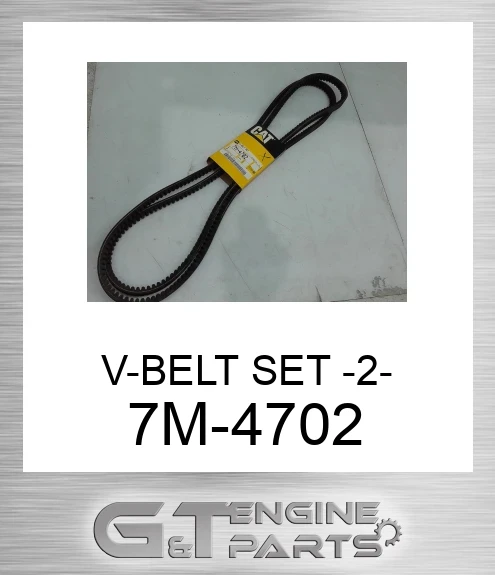 7M-4702 V-BELT SET -2- made to fit CATERPILLAR | Price: $41.56