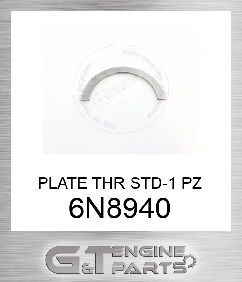 6N8940 PLATE THR STD-1 PZ
