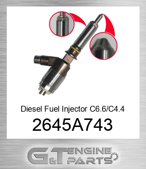 2645A743 Diesel Fuel Injector С6.6/С4.4