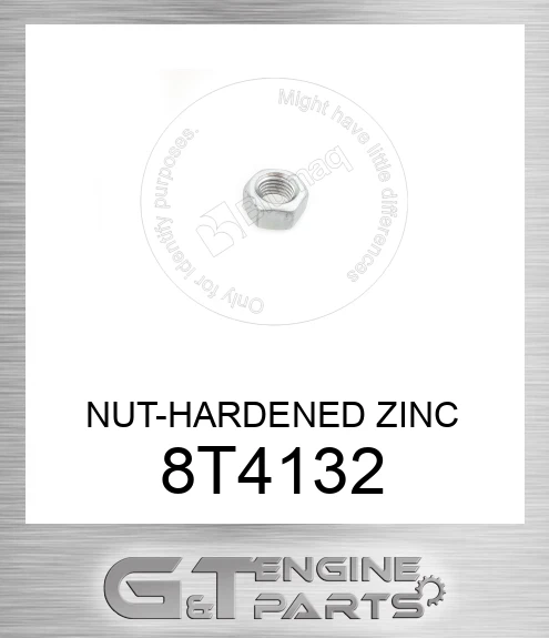 8T4132 NUT-HARDENED ZINC