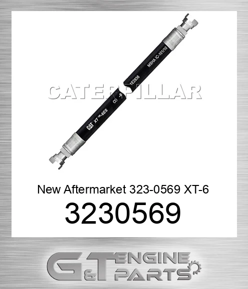 3230569 New Aftermarket 323-0569 XT-6 ES High Pressure Hose Assembly