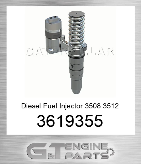 3619355 Diesel Fuel Injector 3508 3512