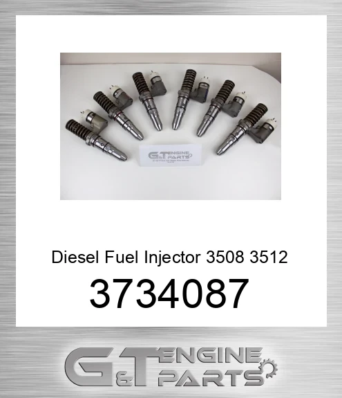 3734087 Diesel Fuel Injector 3508 3512
