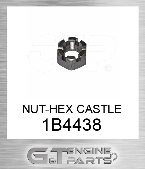 1B4438 NUT-HEX CASTLE