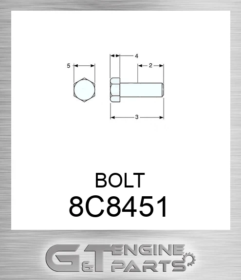 8C8451 BOLT