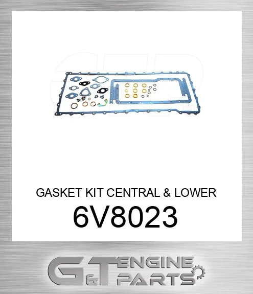6V8023 GASKET KIT CENTRAL & LOWER