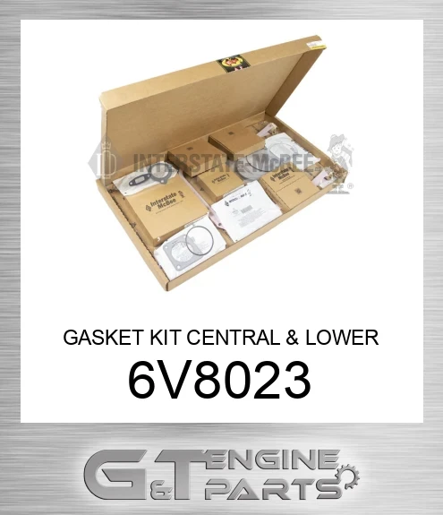 6V8023 GASKET KIT CENTRAL & LOWER