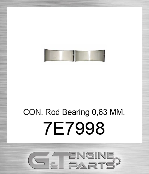 7E7998 CON. Rod Bearing 0,63 MM.
