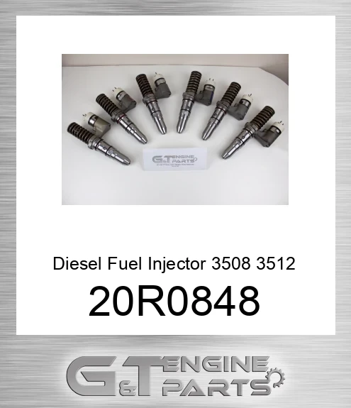 20R0848 Diesel Fuel Injector 3508 3512