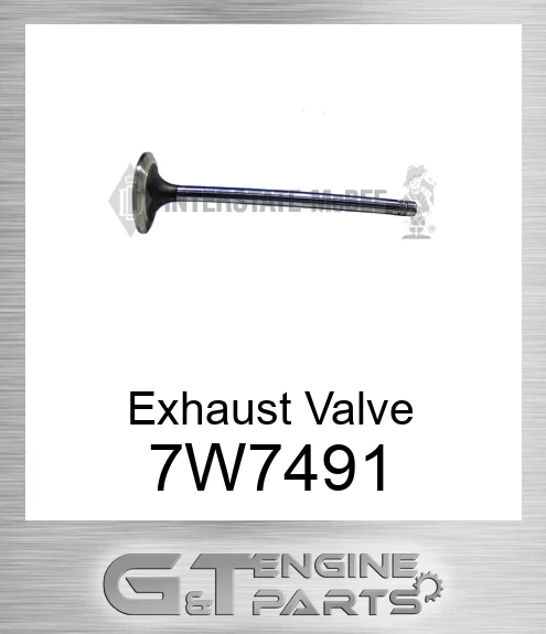 7W7491 Valve - Exhaust