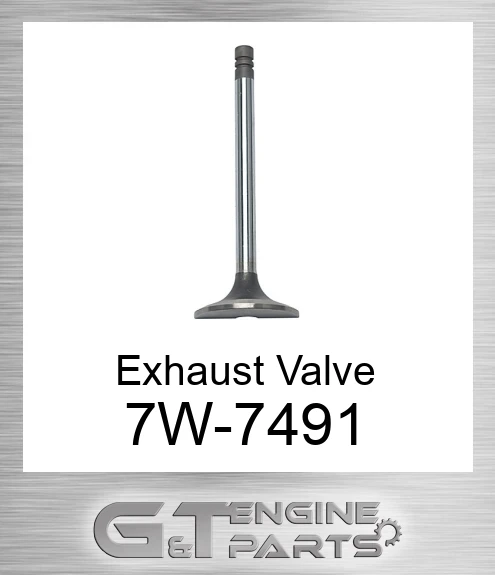 7W7491 Valve - Exhaust