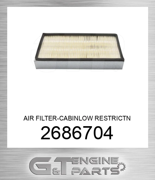 2686704 AIR FILTER-CABINLOW RESTRICTN