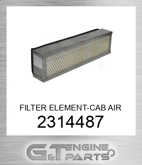 2314487 FILTER ELEMENT-CAB AIR made to fit Caterpillar | Price: $25.13