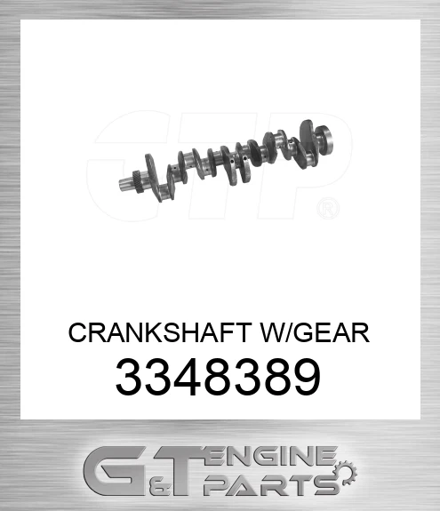 3348389 CRANKSHAFT W/GEAR