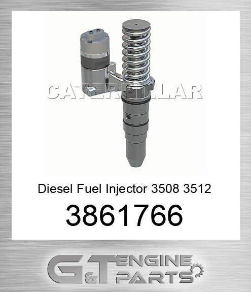3861766 Diesel Fuel Injector 3508 3512