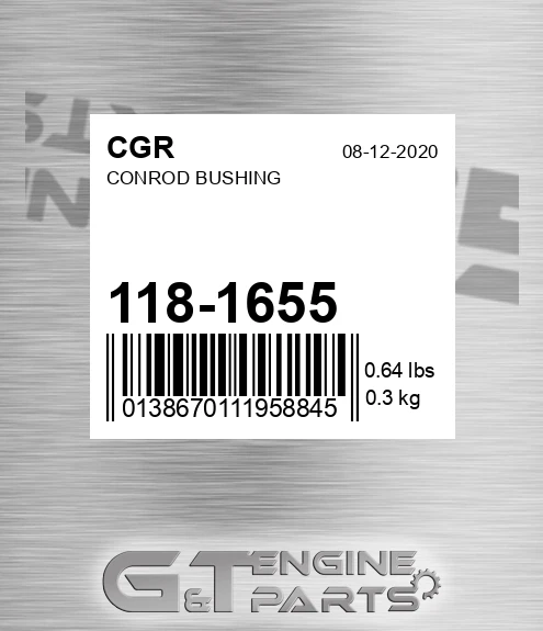 118-1655 Conrod Bushing for CGR