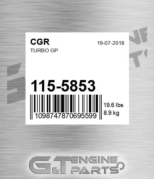 115-5853 Turbo Gp for CGR