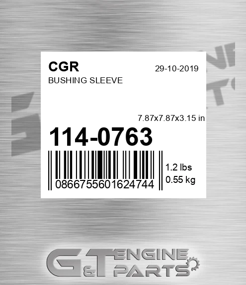 114-0763 Bushing Sleeve for CGR