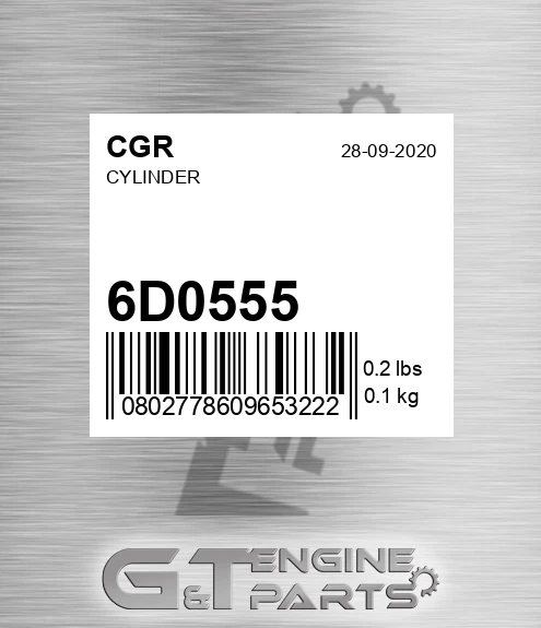 6D0555 Cylinder