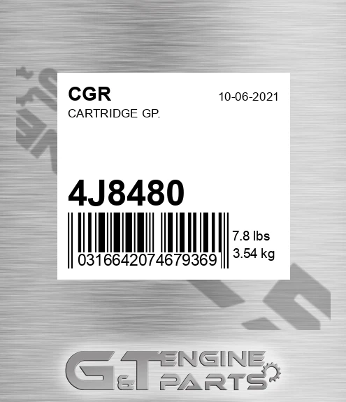 4J8480 Cartridge Gp.