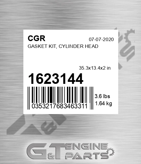 1623144 Gasket Kit, Cylinder Head