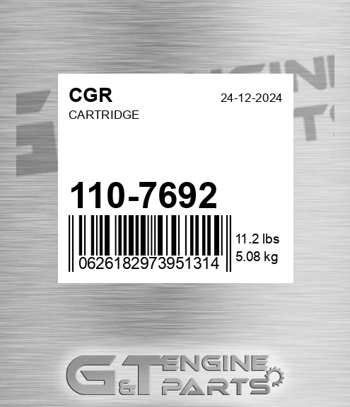 110-7692 Cartridge for CGR