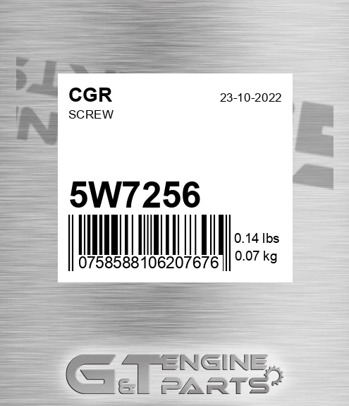 5W7256 Screw