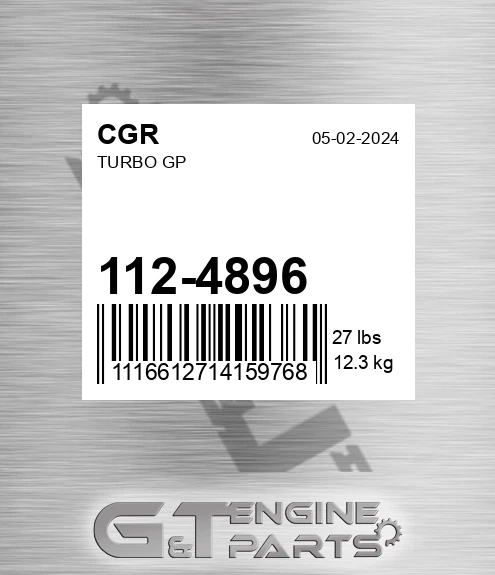112-4896 Turbo Gp for CGR