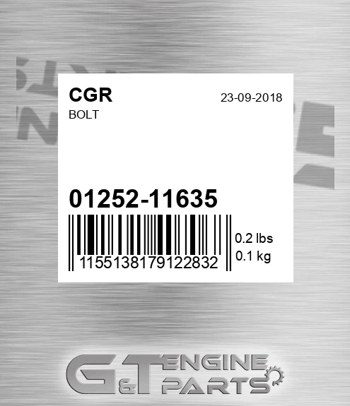 01252-11635 Bolt
