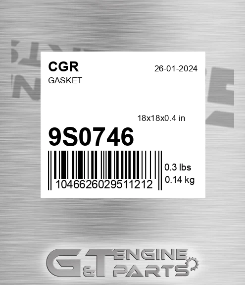 9S0746 Gasket