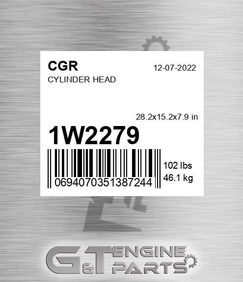 1W2279 Cylinder Head